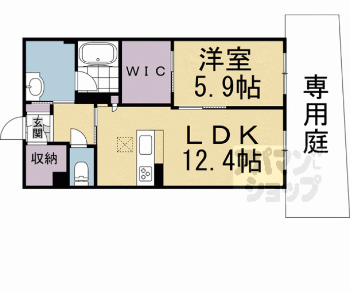 【シャーメゾン上松屋町】間取