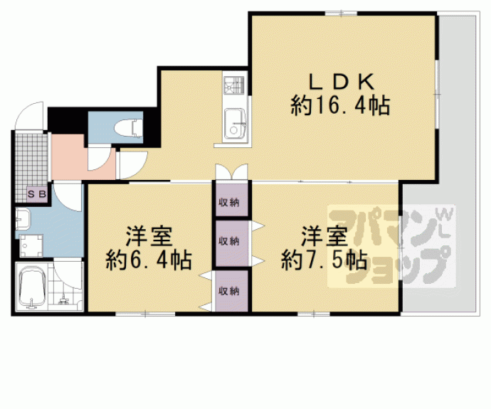 【Kalan新町三条】間取