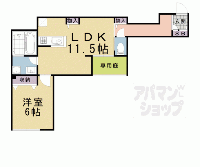 【（仮称）ベルリード　Ｍｉｌｌｅｓｉｍｅ寺町】間取