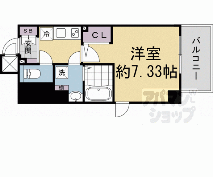 【セオリー五条天神川】間取