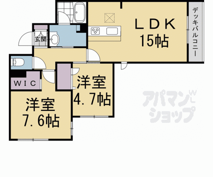 【丸正・シャーメゾン京町】間取