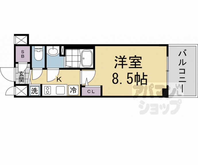 【エスリード京都吉祥院ヴィーナ】間取
