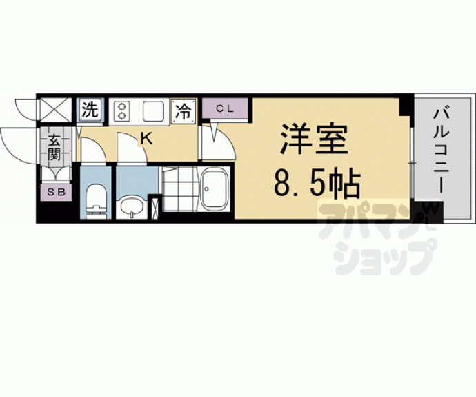 【エスリード京都吉祥院ヴィーナ】間取