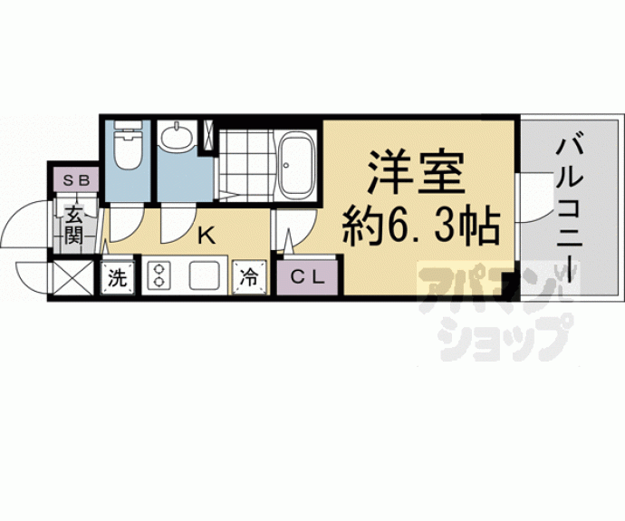 【エスリード京都吉祥院ヴィーナ】間取