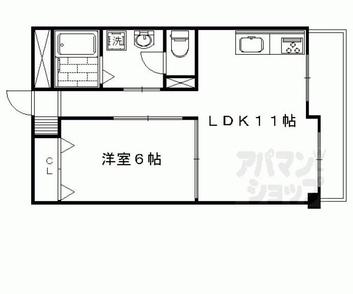 【四条グランドハイツＡ・Ｂ棟】間取