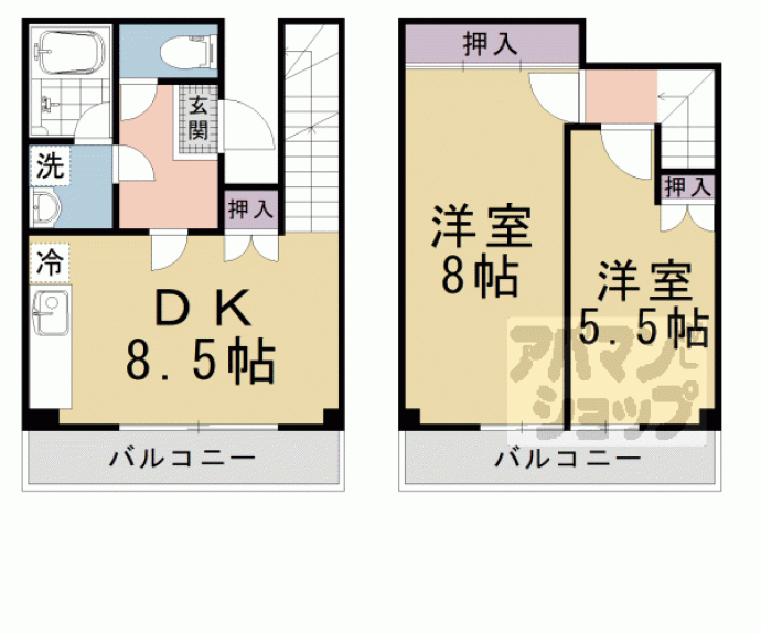 【ドーリア花園】間取