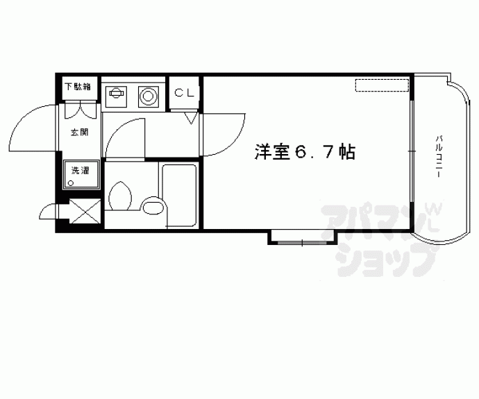 【DETOM-1御所南】間取