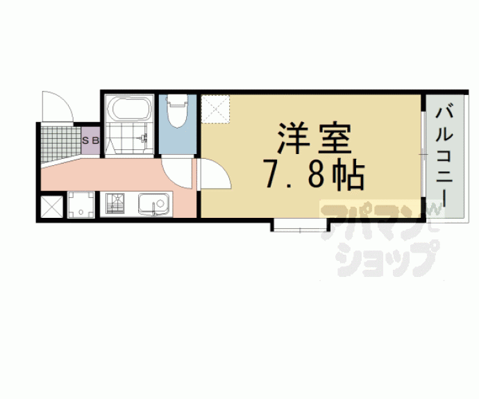 【デトム・ワン御所南】間取