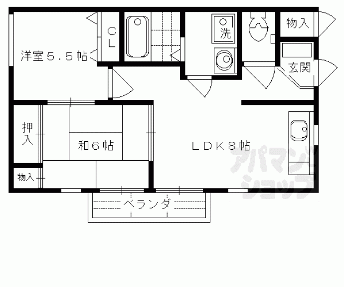 【フォーラム五条】間取