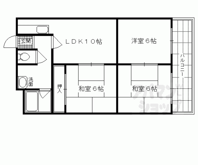 【ロイヤル室町】間取