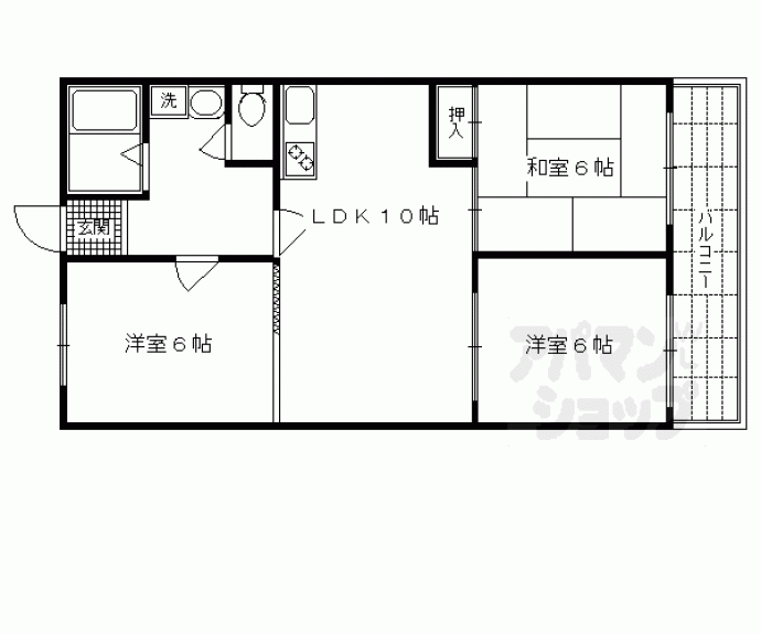 【ロイヤル室町】間取