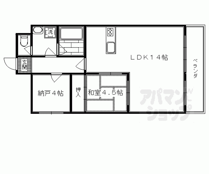 【KTマンションⅡ号館】間取
