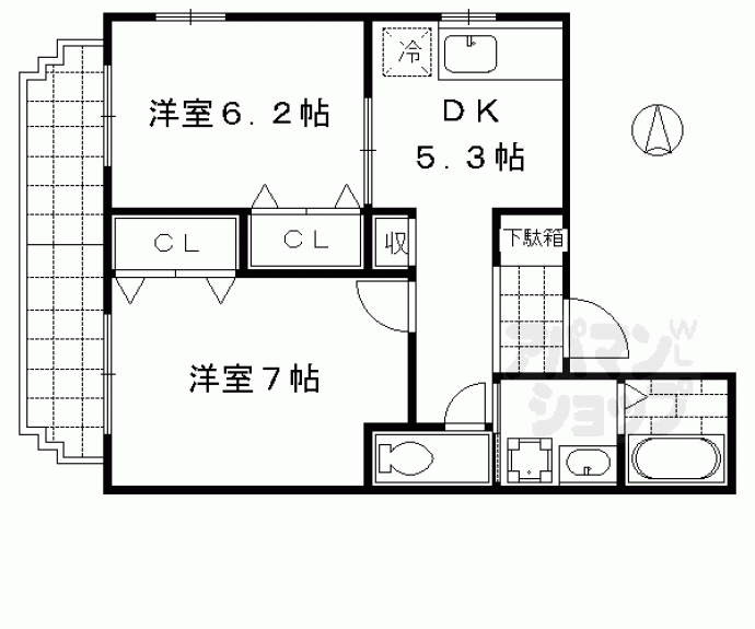 【ファミーユ北清】間取