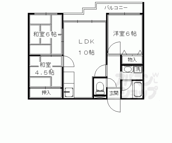 【シベール・青殿】間取