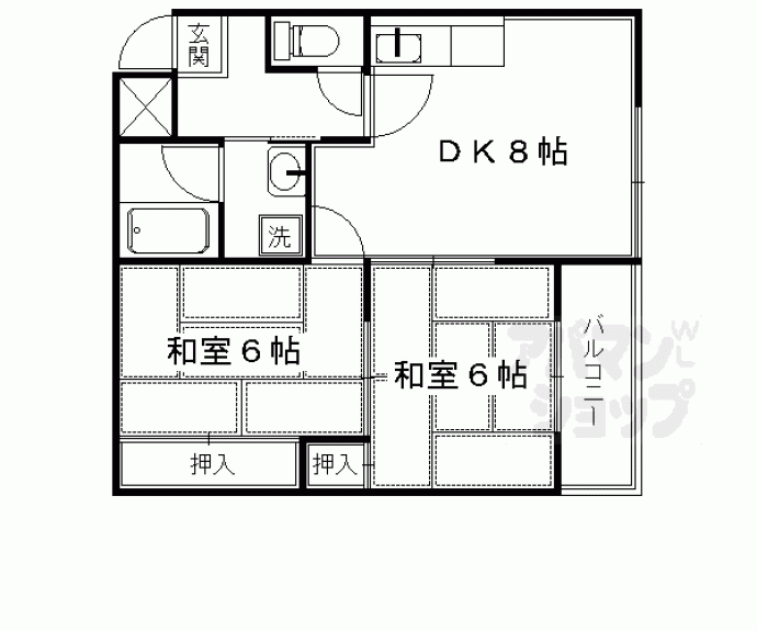 【シベール・青殿】間取