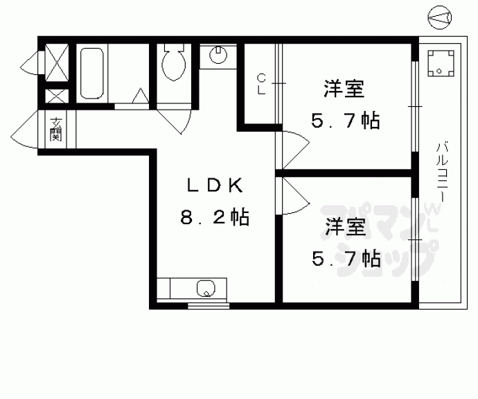 【ソレイユ】間取