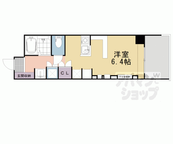 【ＤＥＴＯＭ－１烏丸二条】間取