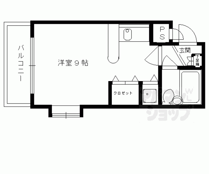 【ＤＥＴＯＭ－１室町二条】間取