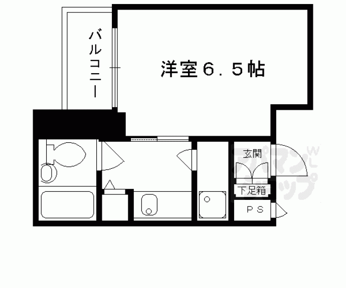 【ＤＥＴＯＭ－１室町二条】間取