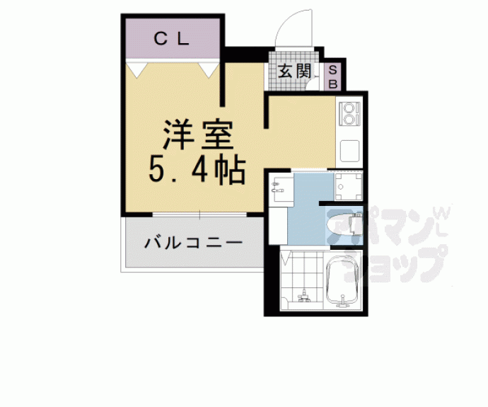 【デトム・ワン室町二条】間取