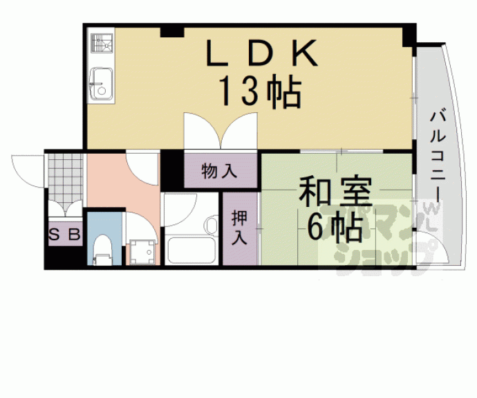 【クローカス三条】間取
