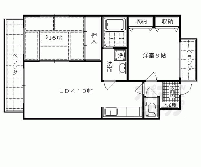 【アフリー太田Ⅱ】間取