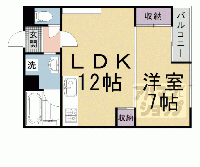 【第３１長栄コーポきぬもと】間取