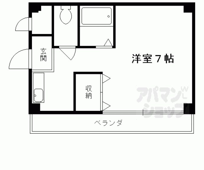 【アンシャンテ滝村】間取