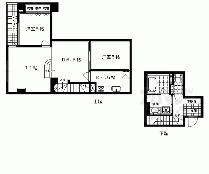 【ヴェルビュ二条城東】間取