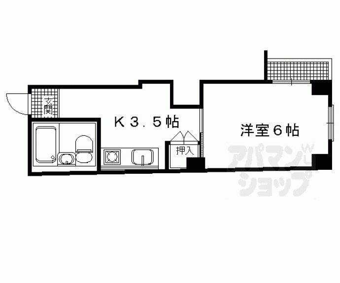 【抜天房】間取