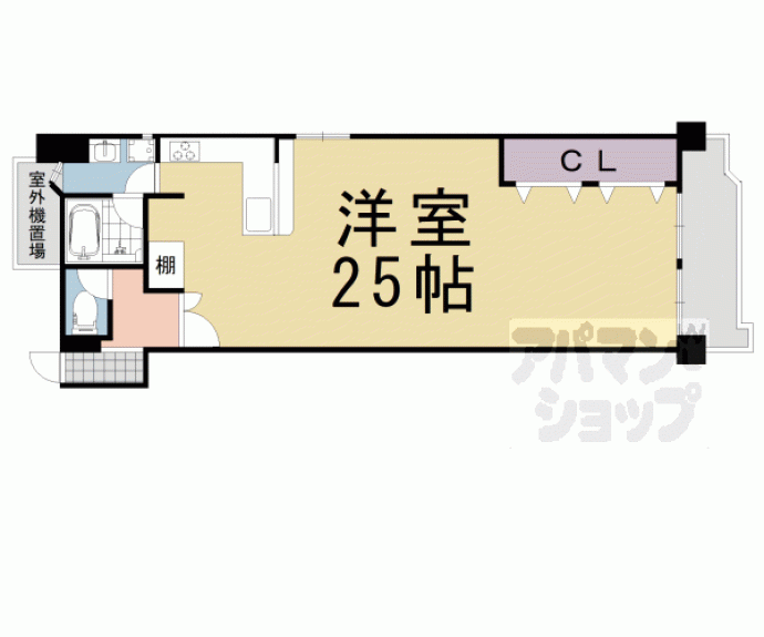 【藤和シティコープ四条西洞院】間取
