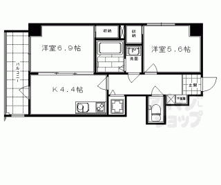 【メゾン・ド・フルール御幸町】