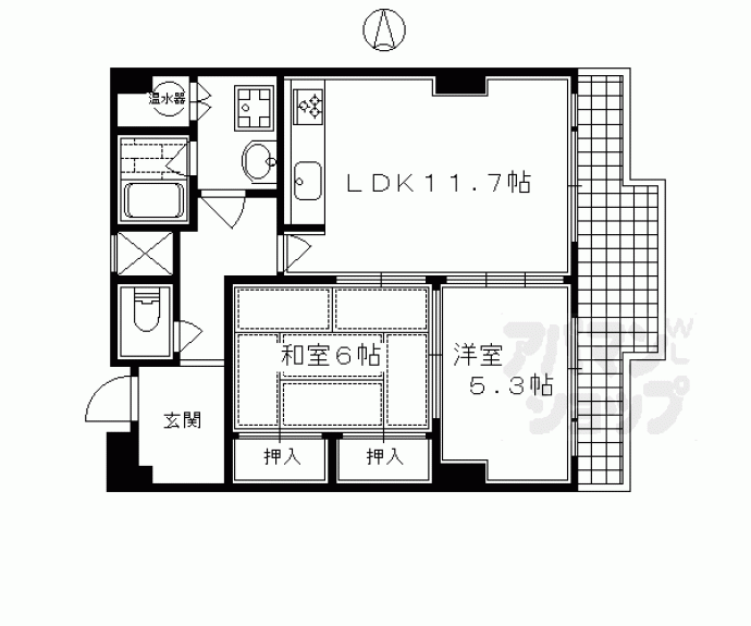 【三条高倉アーバンライフ】間取