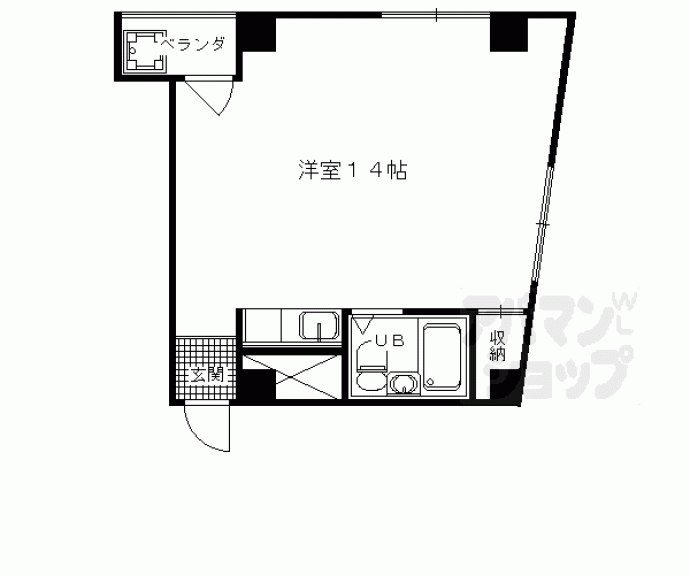 【デパール祇園】間取