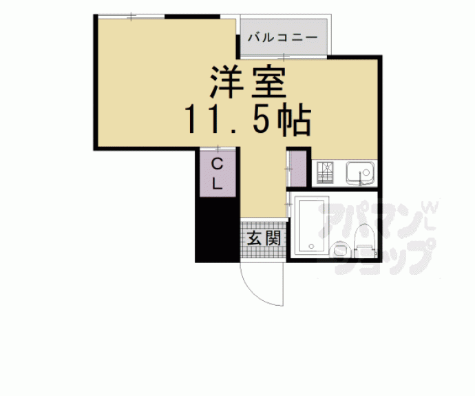 【祇園ＺＥＮ　ＢＵＩＬＤＩＮＧ】間取