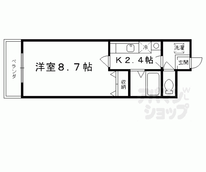 【ビレイユ眞英七条本町】間取