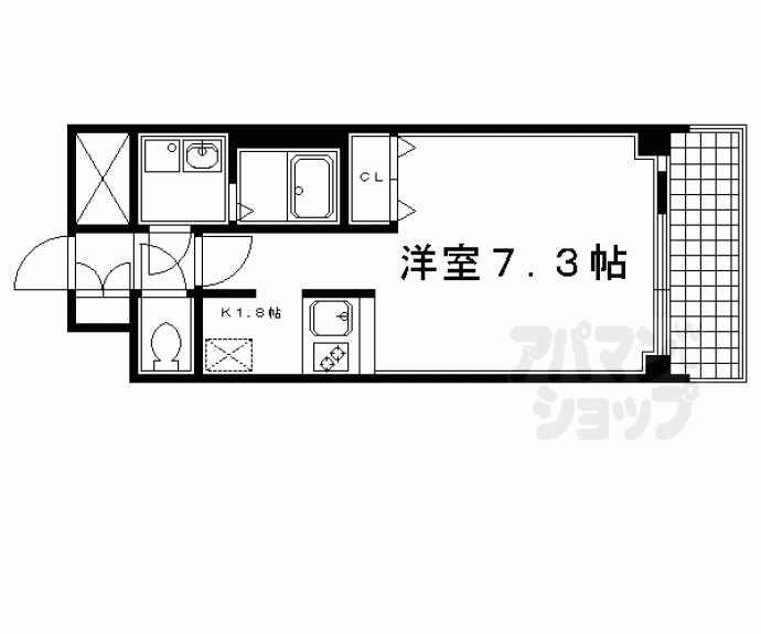 【プレサンス祇園宮川町】間取