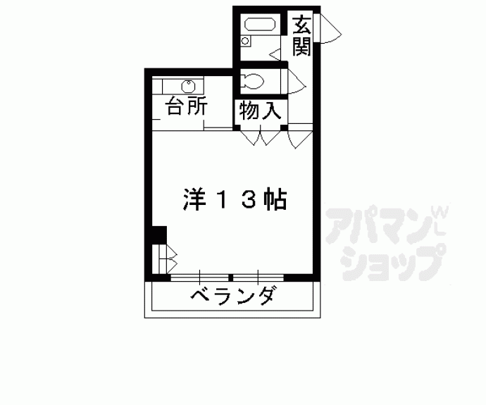 【ファーストコート東山三条】間取