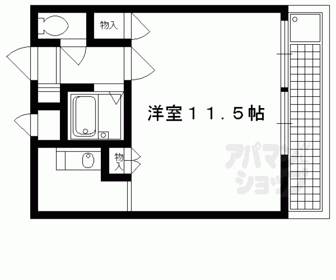 【ファーストコート東山三条】間取