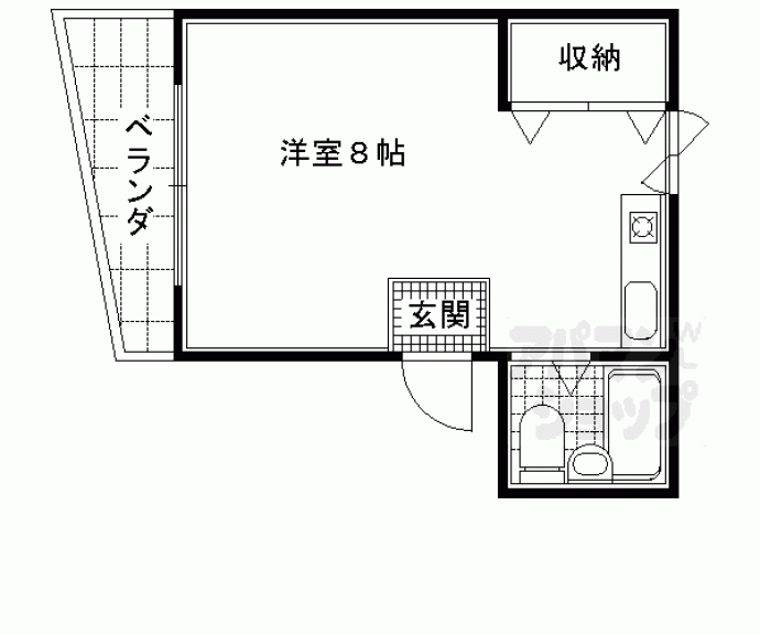 【サリタ五条】間取