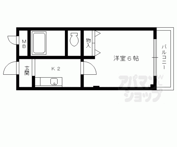【ペンタグラム壱番館】間取