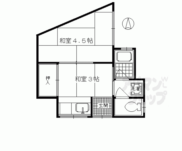 【コーポ白川】間取
