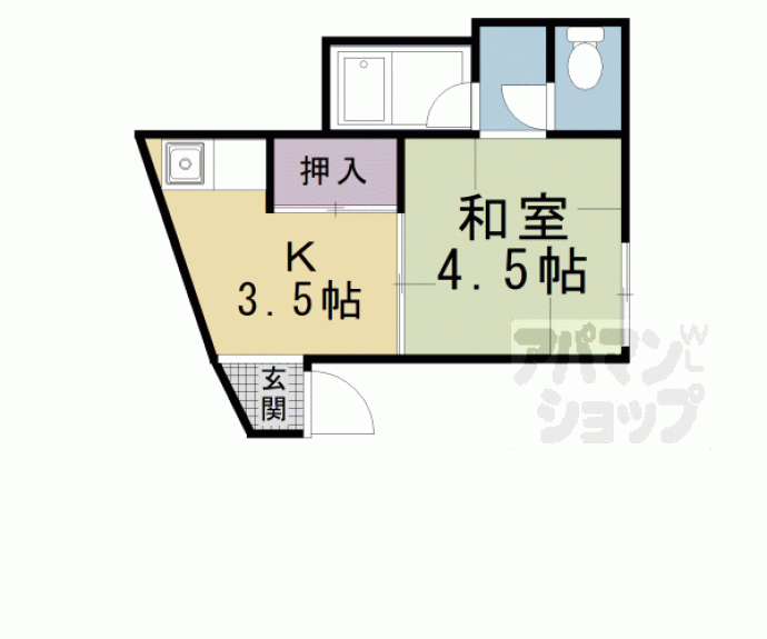 【コーポ白川】間取