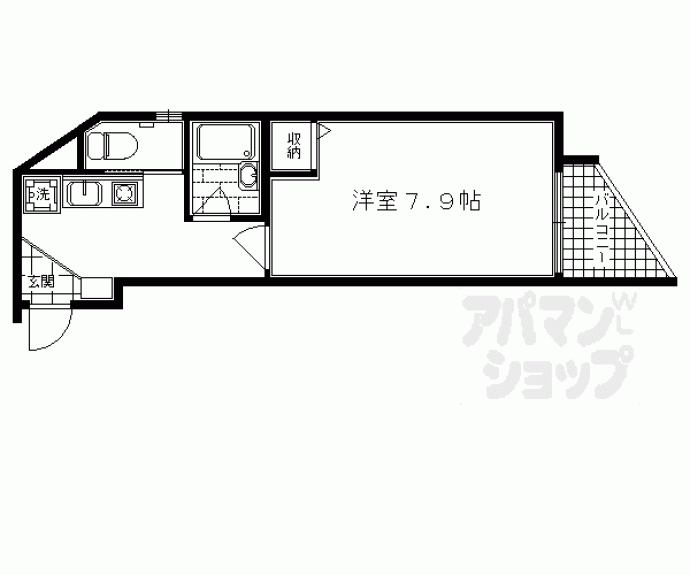 【リバーパレス白川】間取