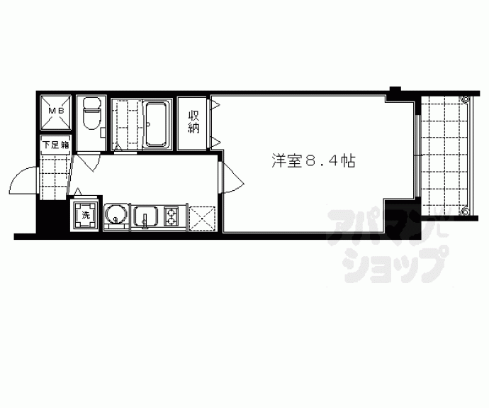 【プレサンス二条城北聚楽】間取