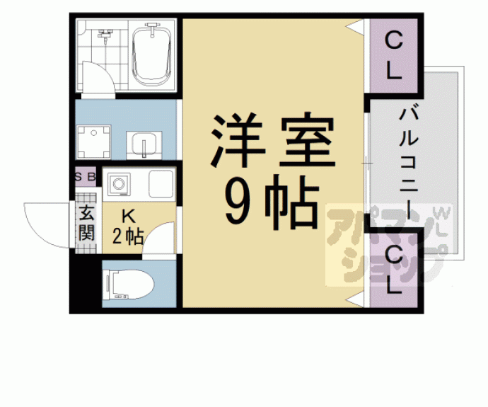 【ラピス京都神宮道】間取