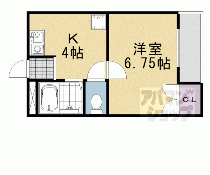 【アイナ寺町】間取