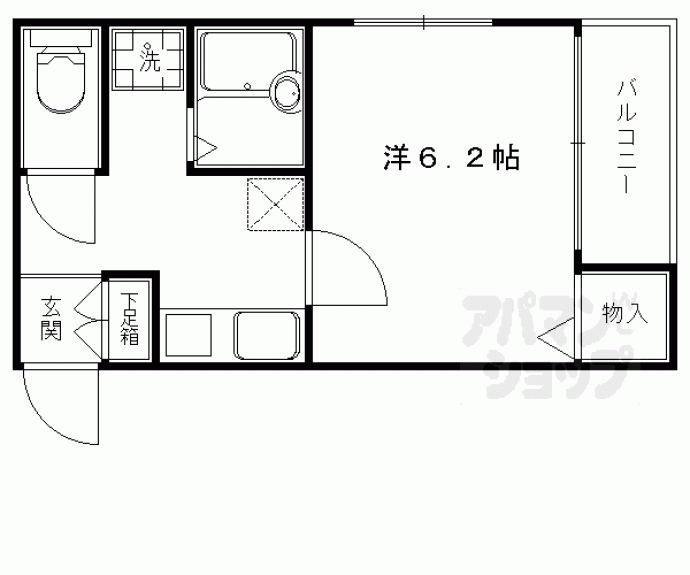 【西陣パークハイツ】間取