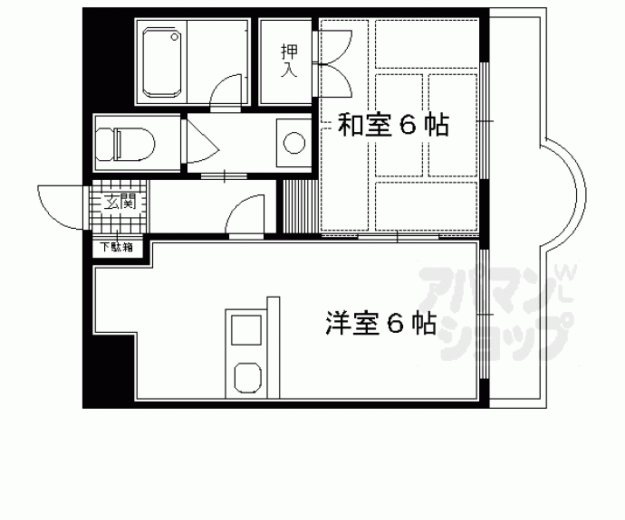 【ラ・レジダンス・ド・四条】間取