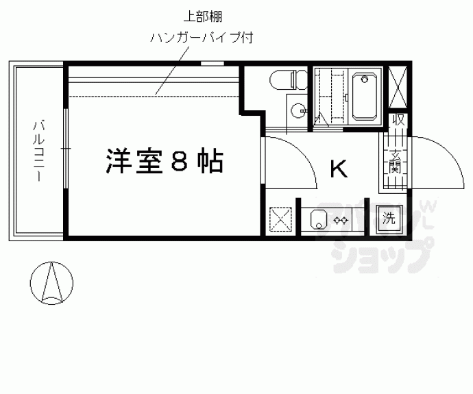 【サンフェスタ東福寺(A・B棟)】間取